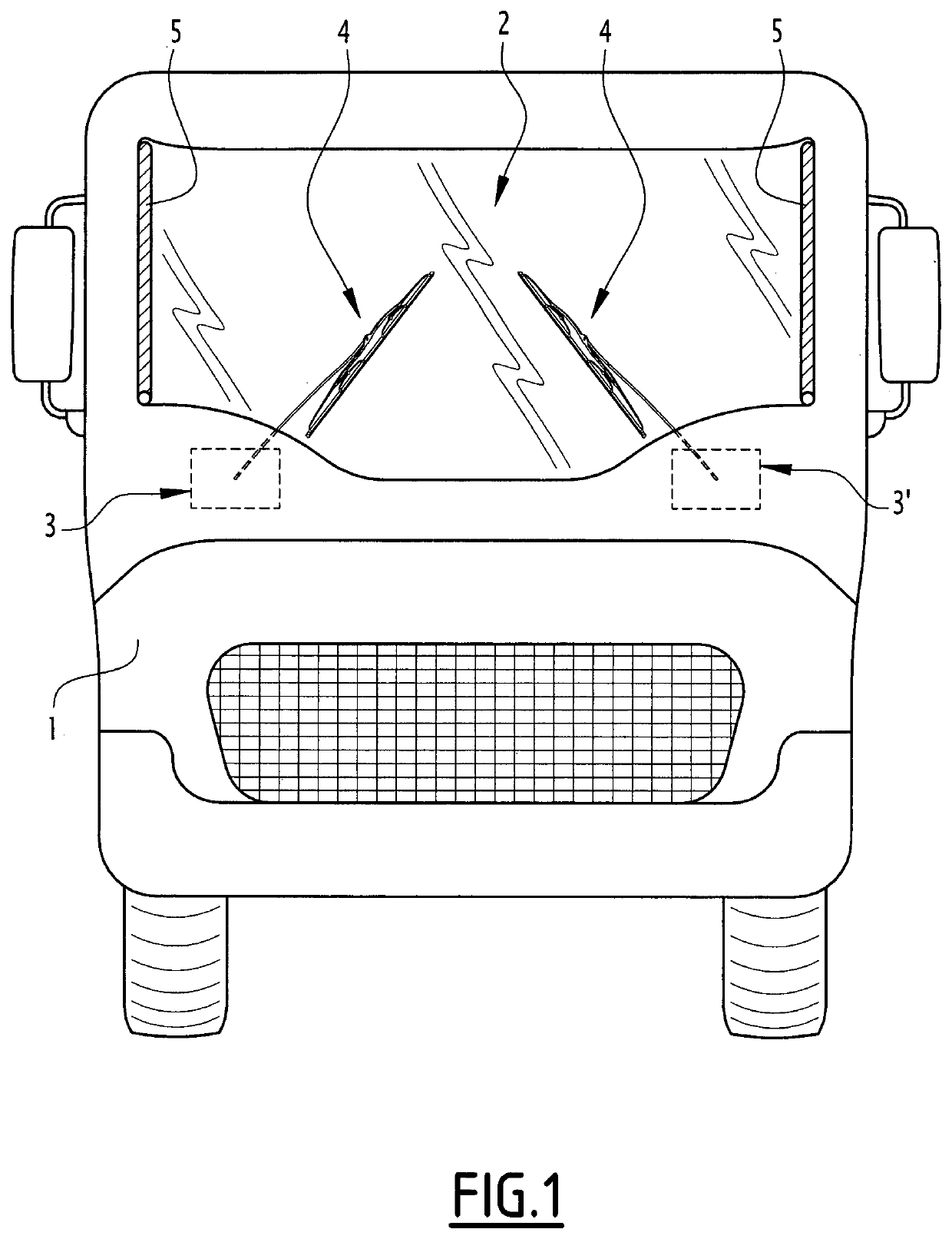 Windshield wiper system and vehicle comprising this system