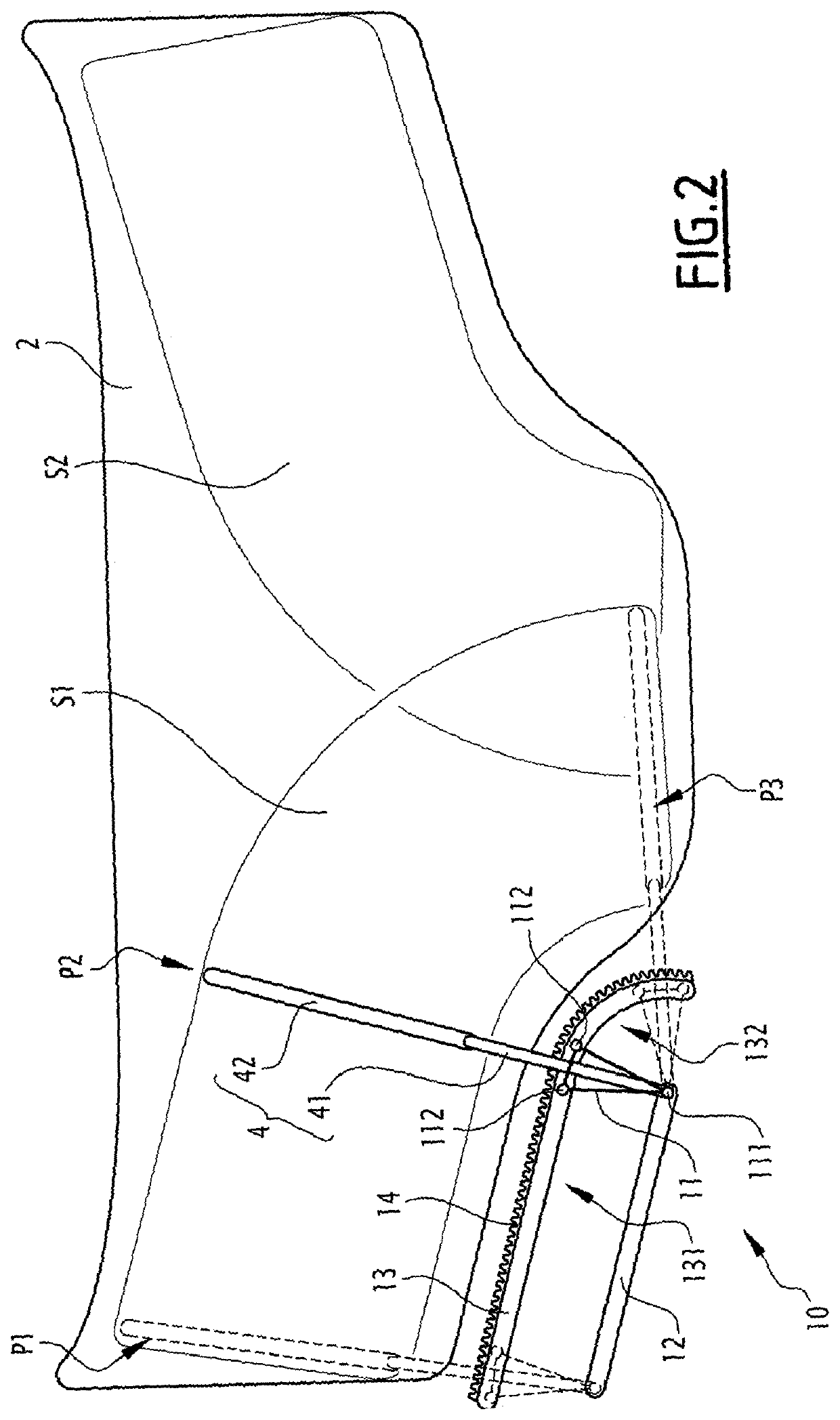 Windshield wiper system and vehicle comprising this system