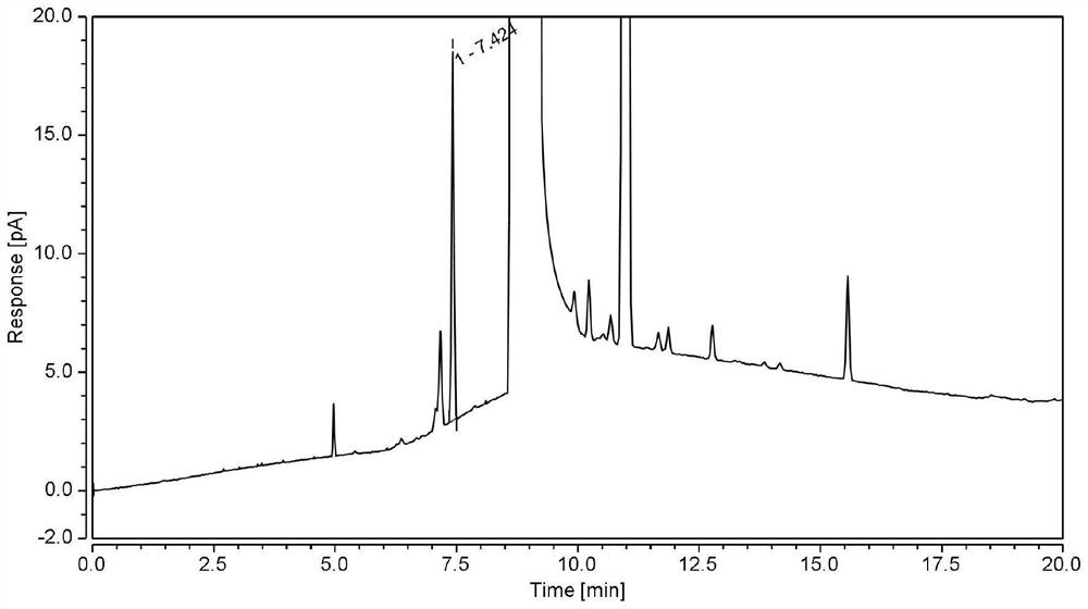 Method for detecting bromomethane in 7-azoniabicyclo [2.2.1] heptane derivative