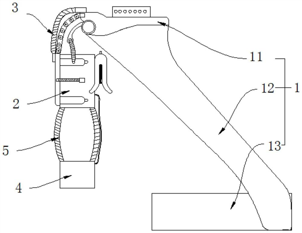 Rehabilitation equipment for preventing hemiplegia shoulder joint subluxation