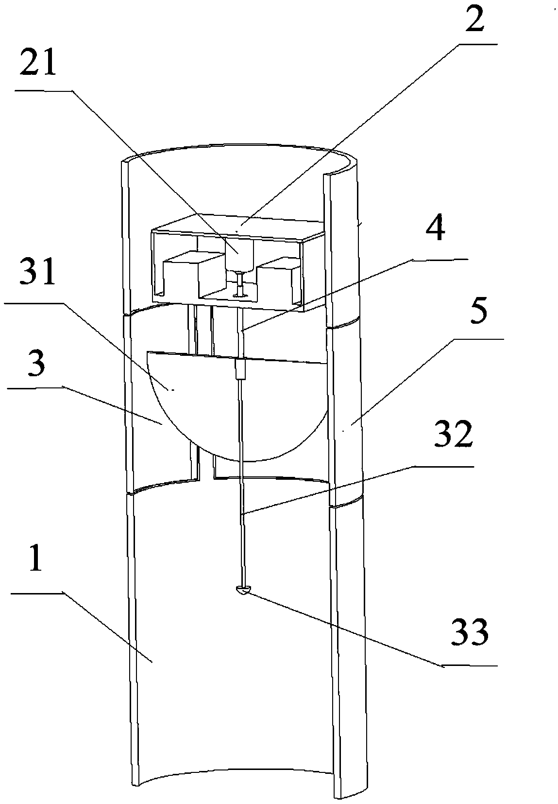Plumb weight measurable deflection device