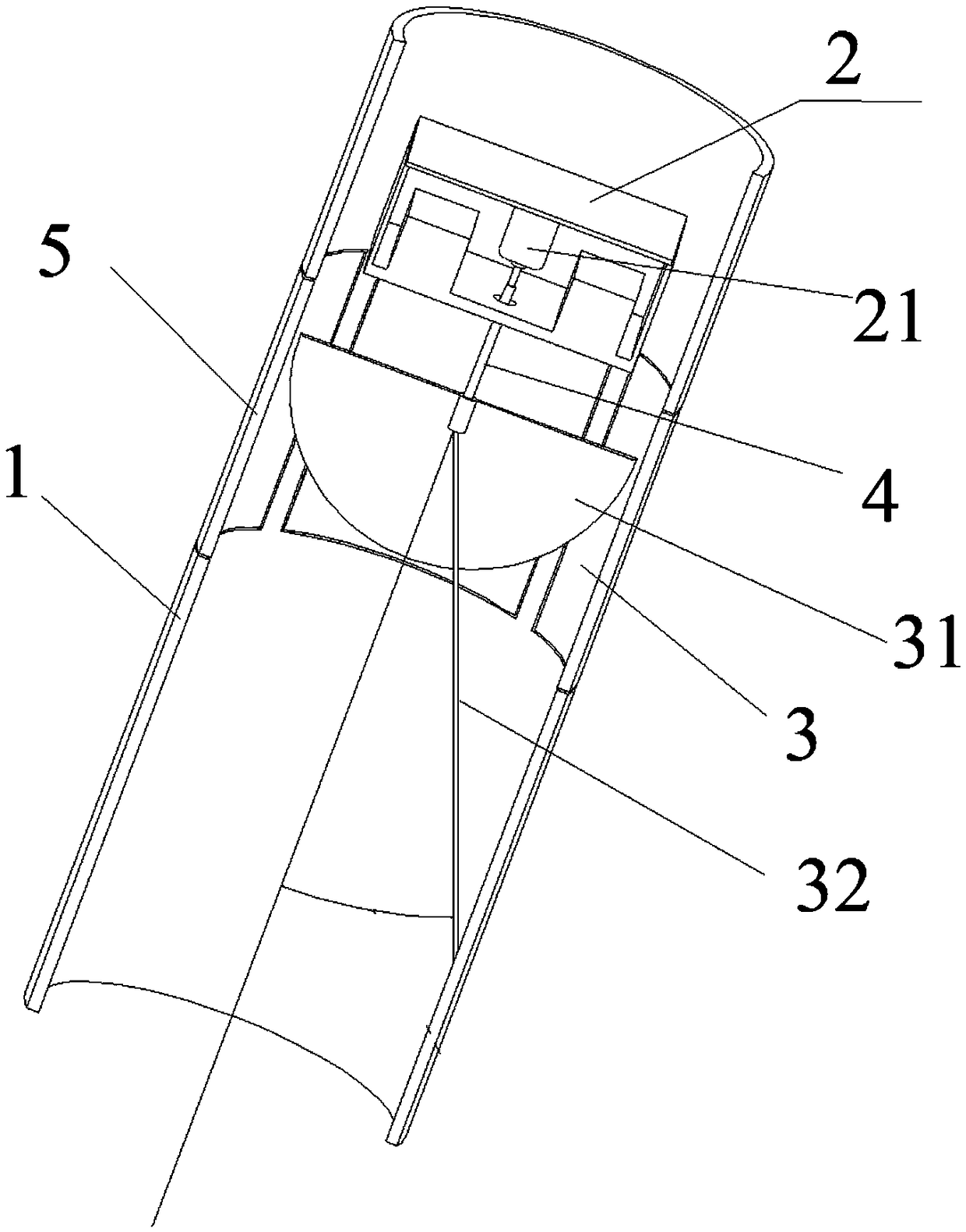 Plumb weight measurable deflection device