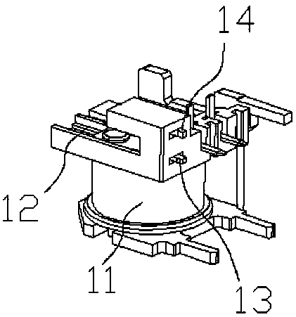 Terminal insertion mechanism of electronic product
