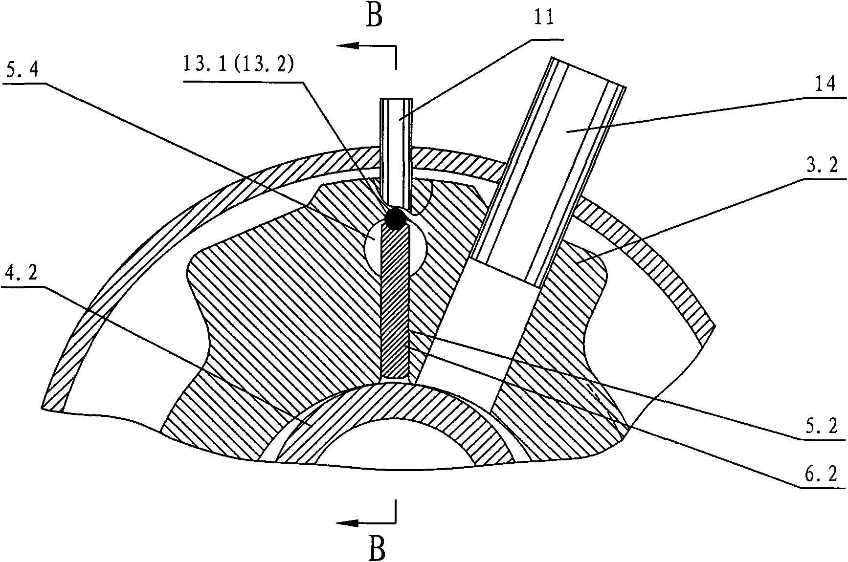 Slip sheet control device of rotary compressor