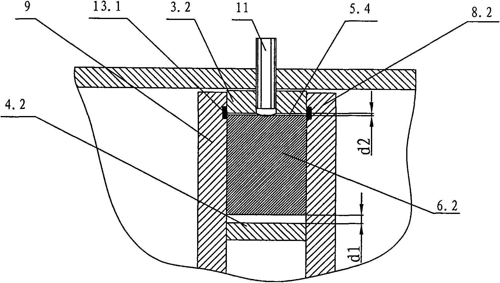 Slip sheet control device of rotary compressor