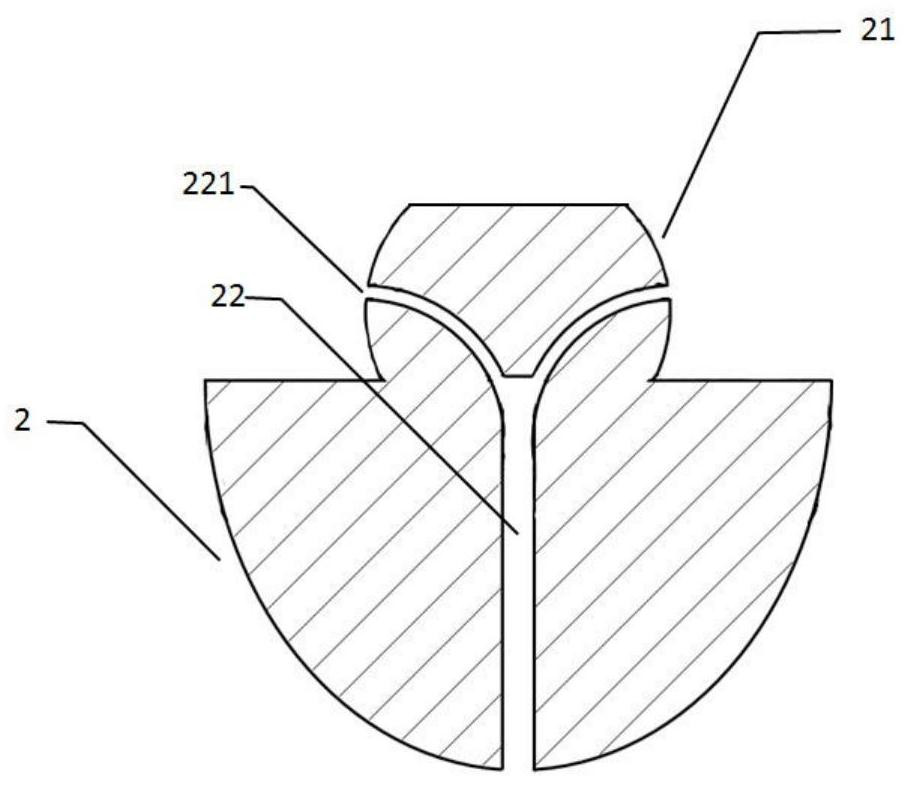 A separable centrifuge tube