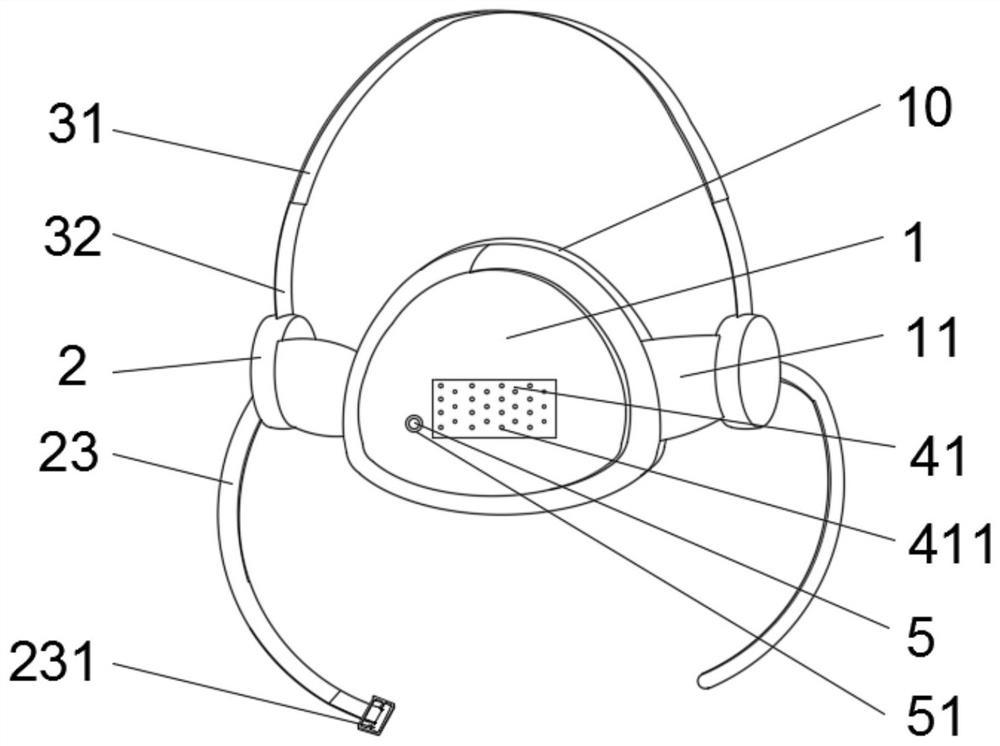 Call mask with sound insulation function