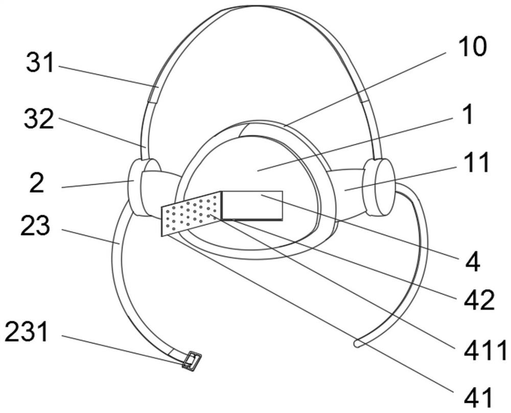 Call mask with sound insulation function