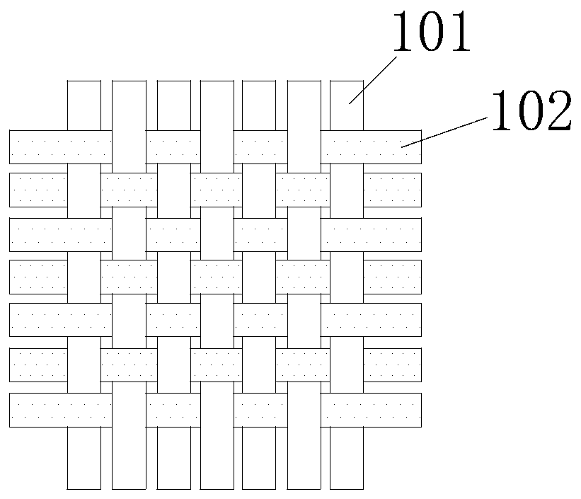 Special-shaped polyester-polyamide composite fiber fabric