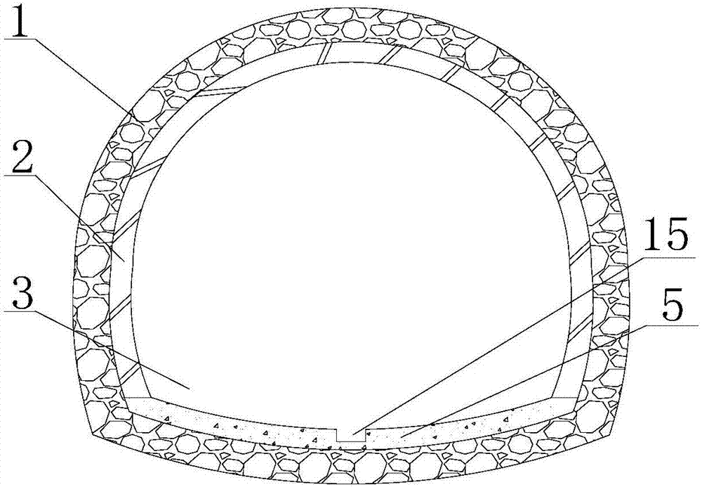 Double-curved arch supporting structure used for underground engineering and construction method