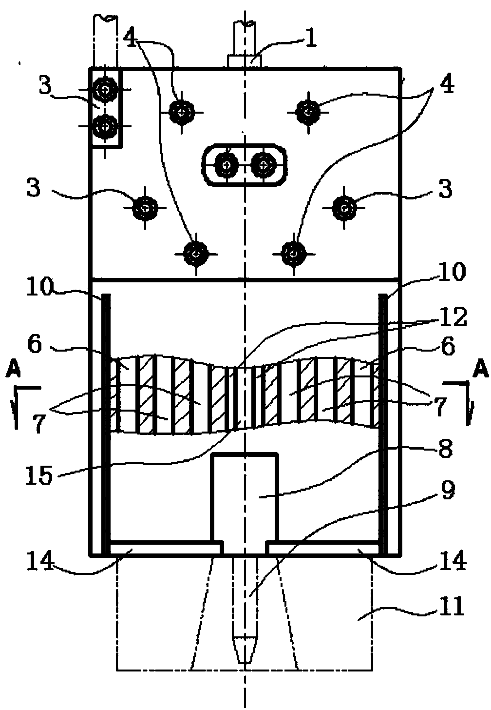 Automatic multifunctional narrow-clearance/super-narrow-clearance gas protection welding gun and manufacturing method thereof