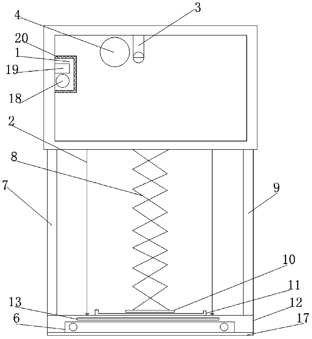 Full-automatic projection system and operation method thereof