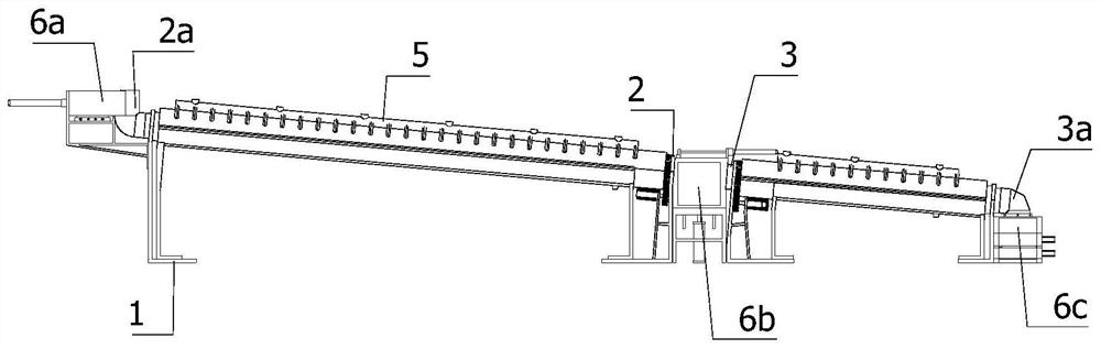 Kelp dehydration production line and production method