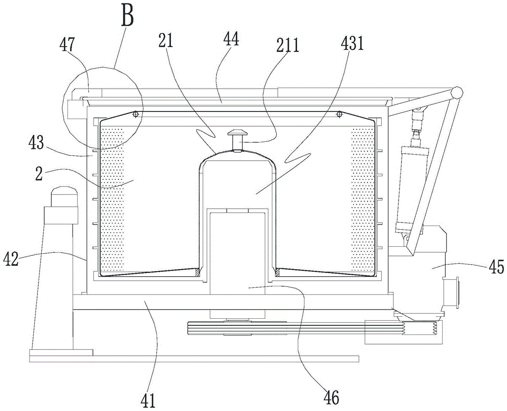 Fully-automatic dyeing and dehydrating system of fabric