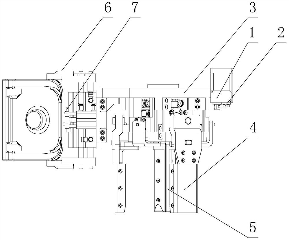 Bogie bolster spring and wedge disassembly detection robot system