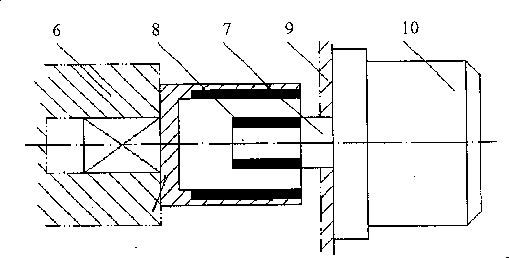 Photoelectric speed monitoring method and device for train with magnetic transmission