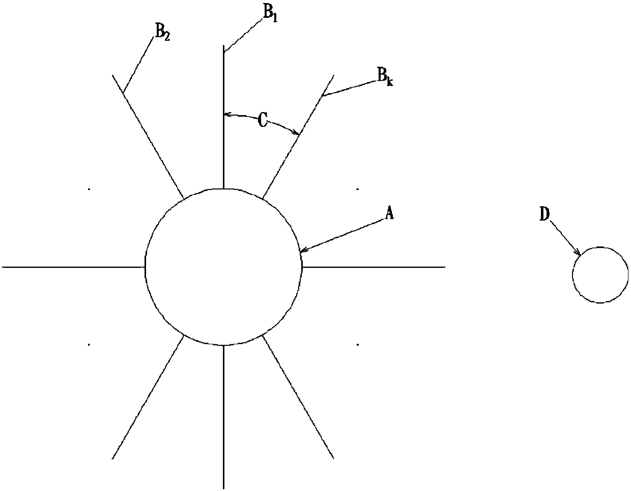 Communication method for spacecraft and outboard target equipment