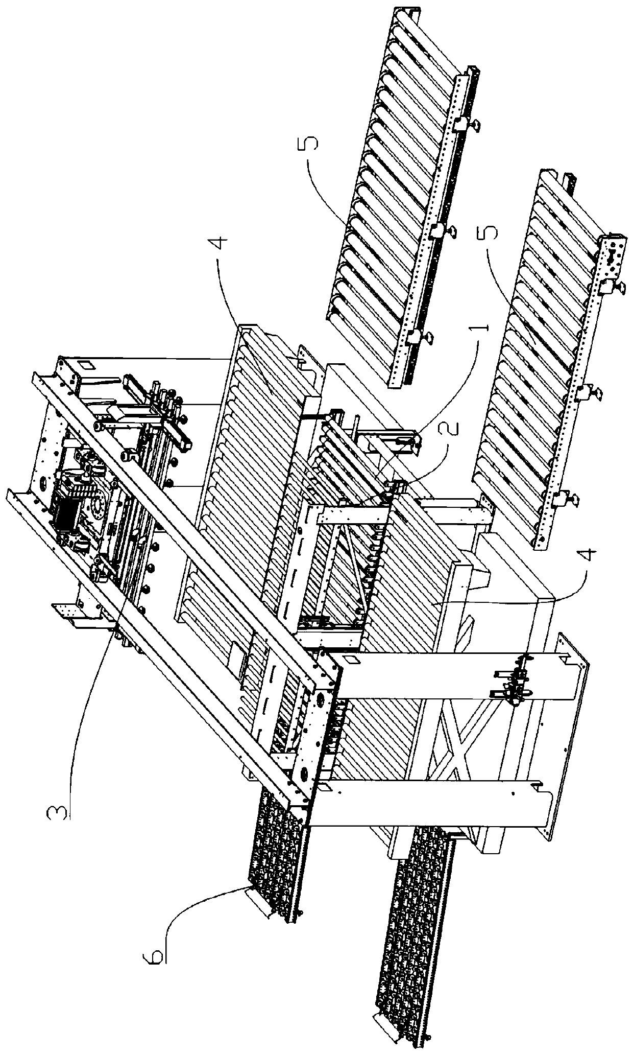 Technological method for double-station rapid loading of wood plates