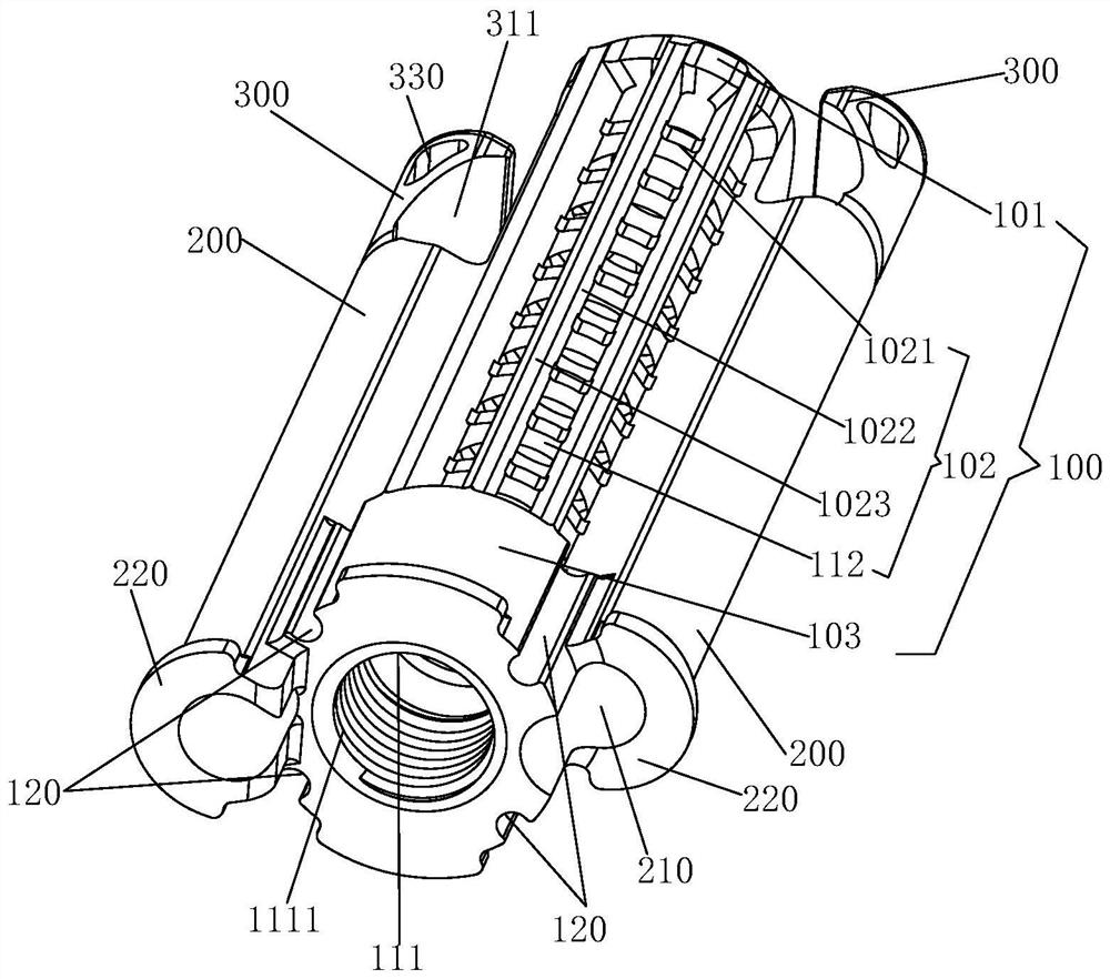 Sacroiliac joint fusion cage, holding device thereof and implantation channel setting tool of sacroiliac joint fusion cage