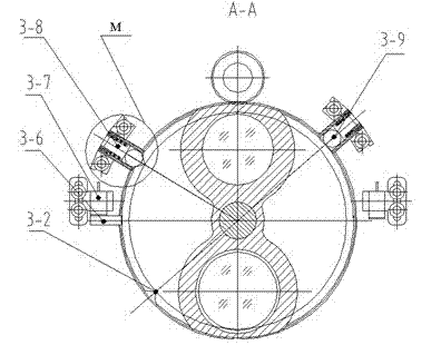 Long-wave infrared two-speed viewing field tracking measurement lens