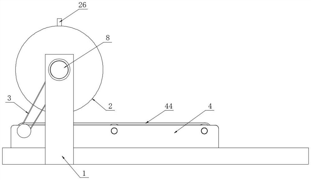 Quick-release type pressure casting device for blocky amorphous alloy products