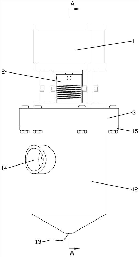 Planetary mixed extrusion molding device