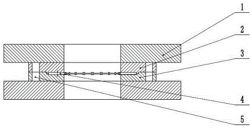 Clamping device for extrusion honing of drill bits