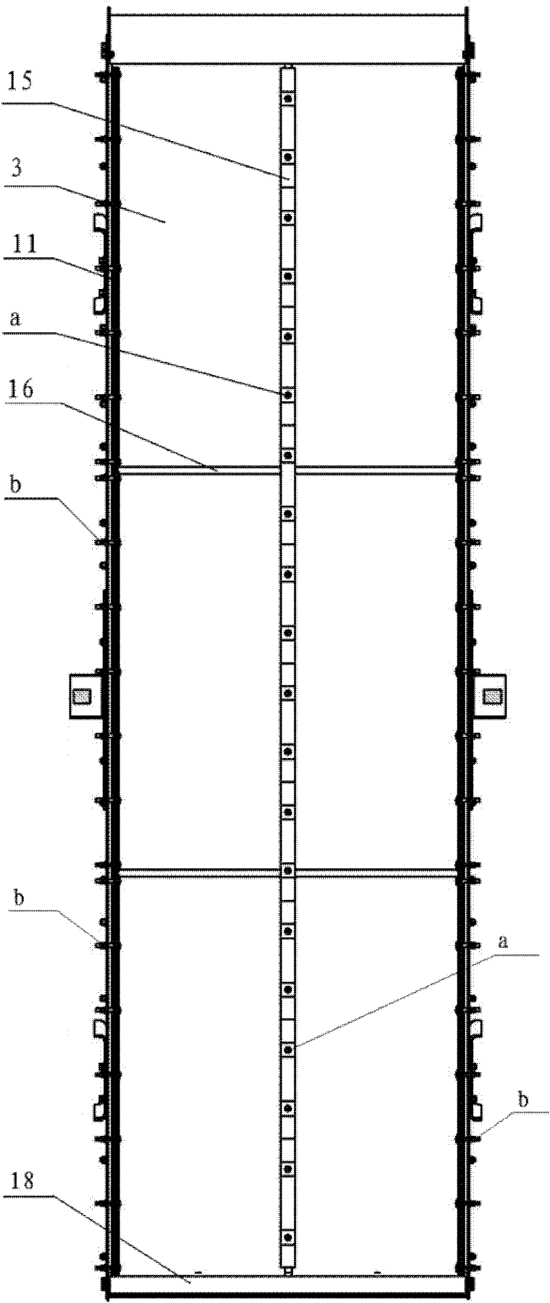 Combined woven screen vibrating screen