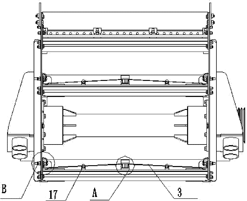 Combined woven screen vibrating screen