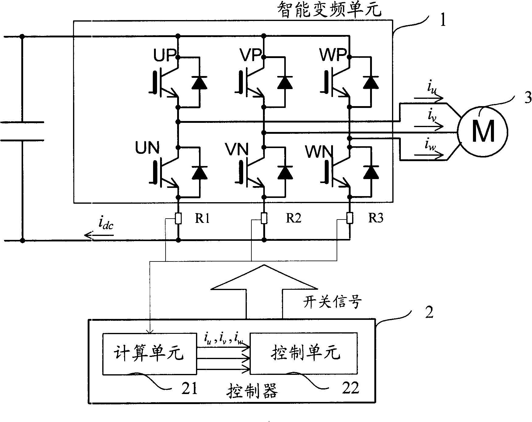 Frequency conversion control device of DC motor