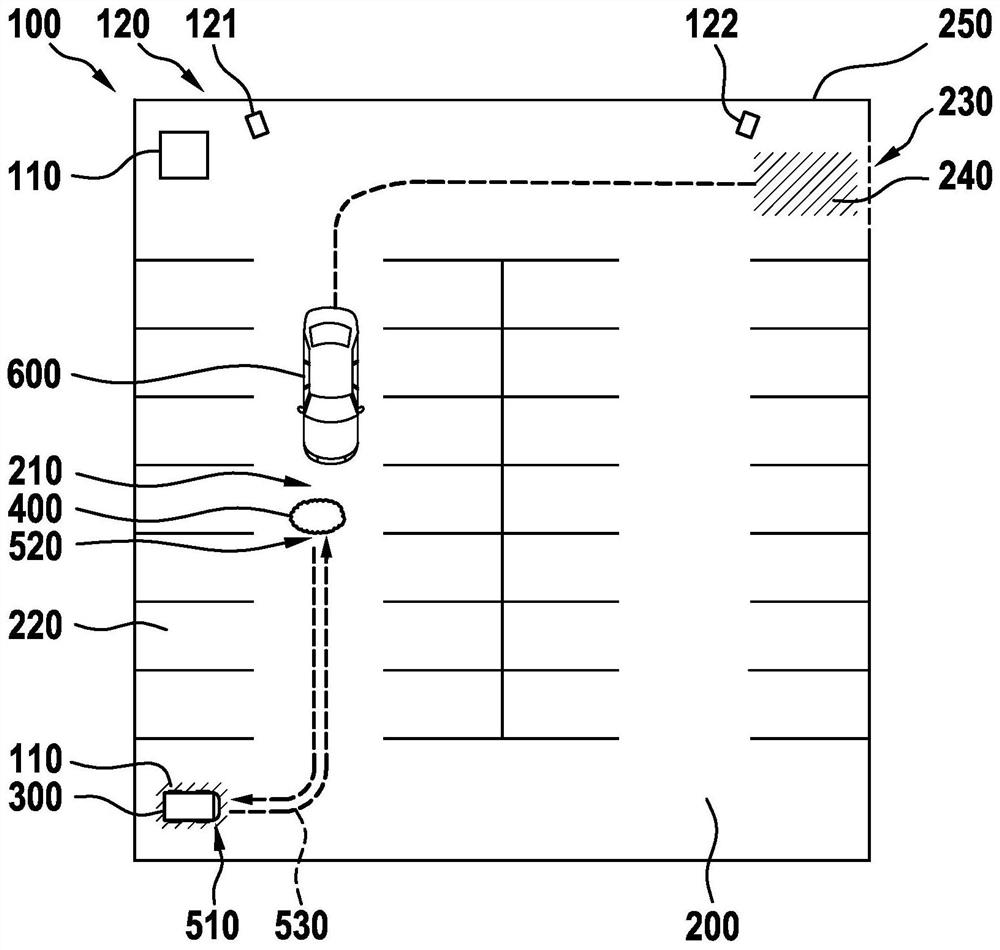 Method for cleaning parking area by cleaning robot, control equipment, parking system and storage medium