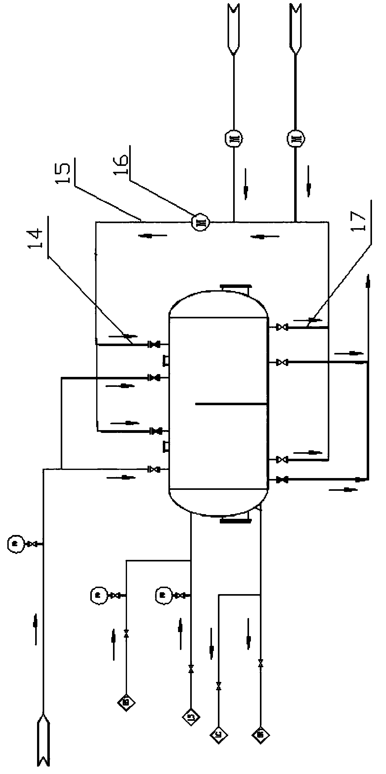 A kind of acetonitrile production reactor and preparation method thereof