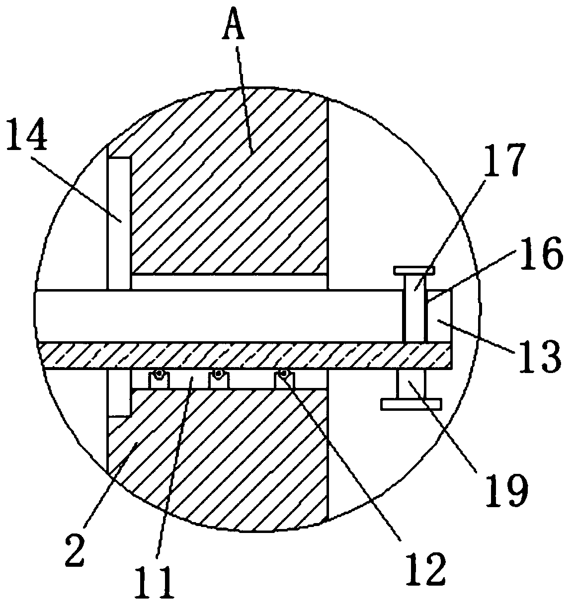 Filtering device facilitating clearing of filter residue for chemical industry