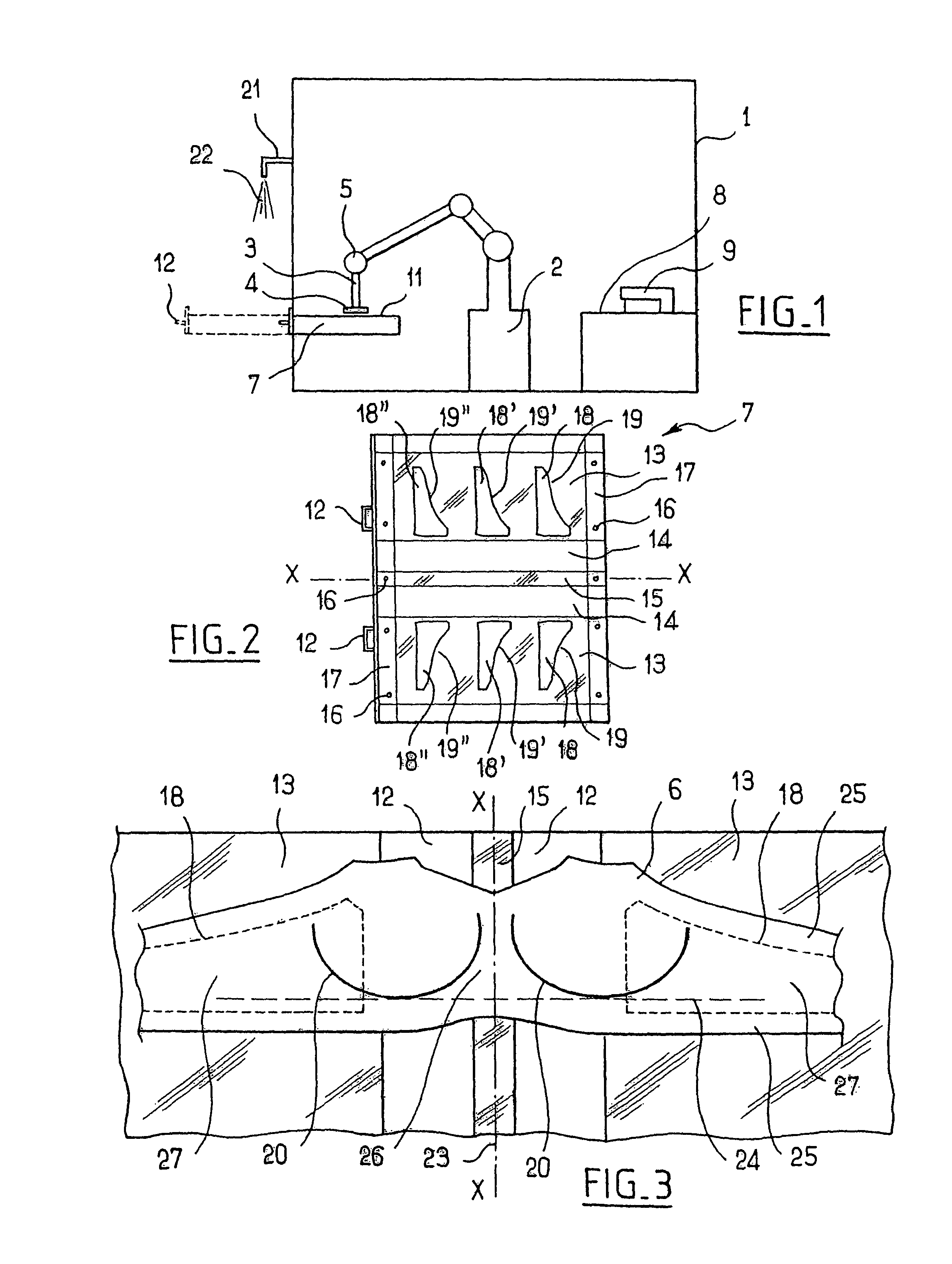 Handling method and device for simultaneous processing of textile pieces