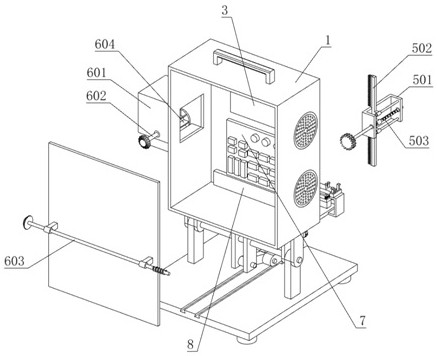 Layout and signal acquisition equipment for storage battery pack of transformer substation