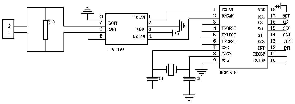 Battery management system based on CAN communication, and battery charging and discharging method