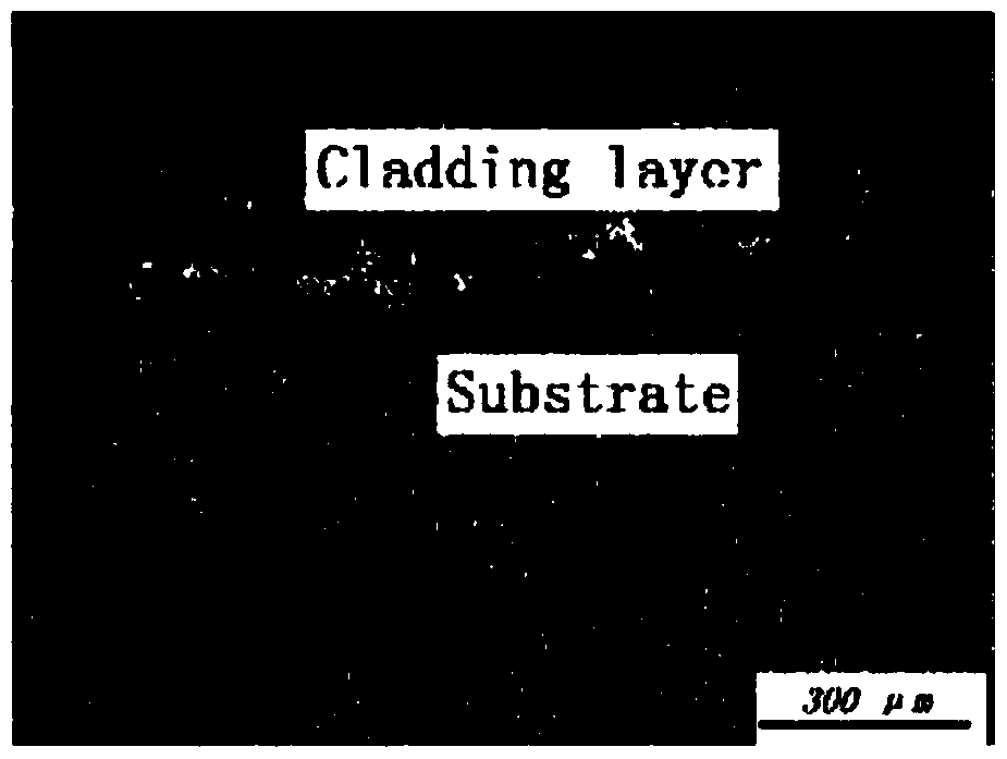 Laser cladding process on the surface of copper substrate