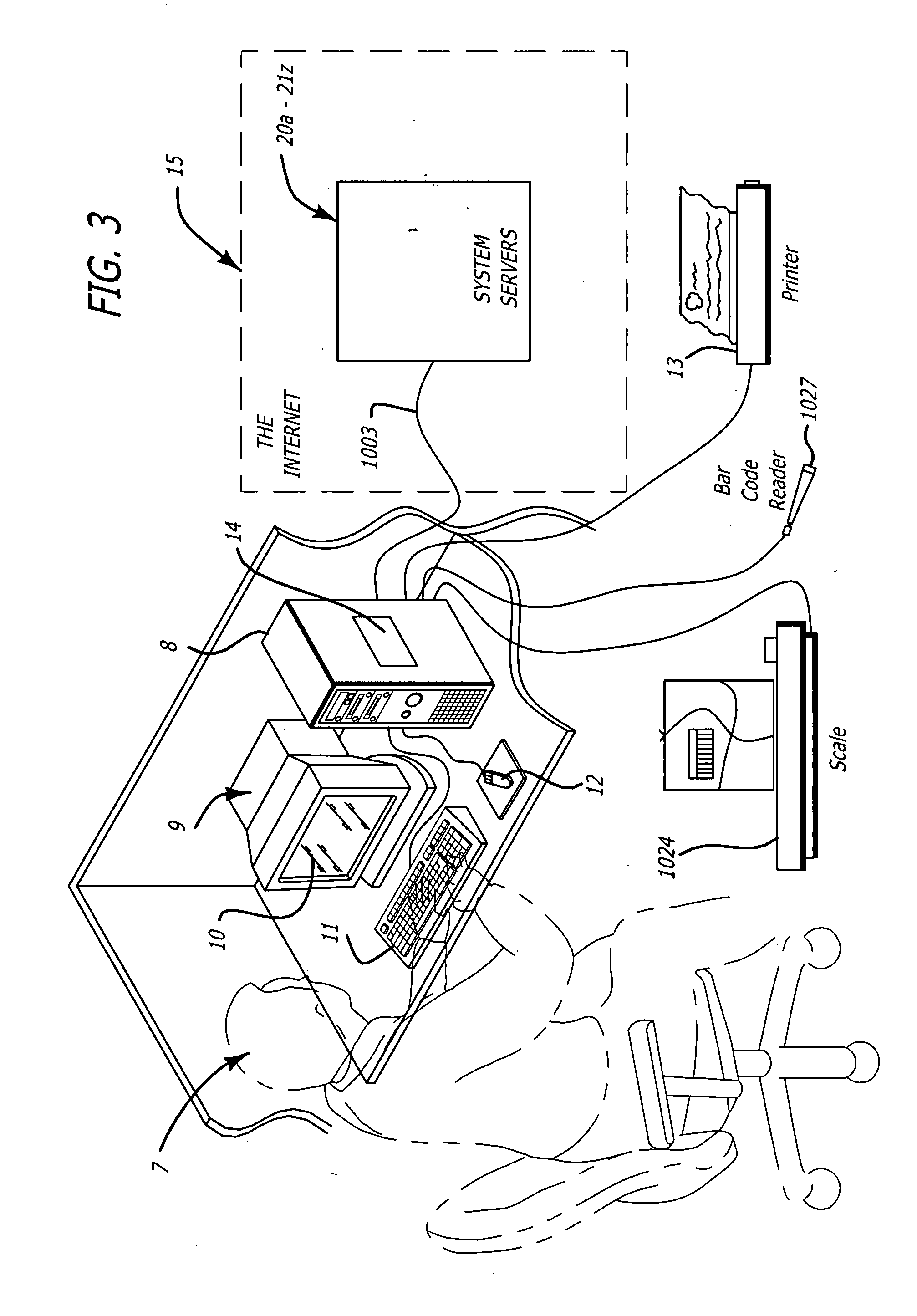 Apparatus, systems and methods for interfacing with digital scales configured with remote client computer devices
