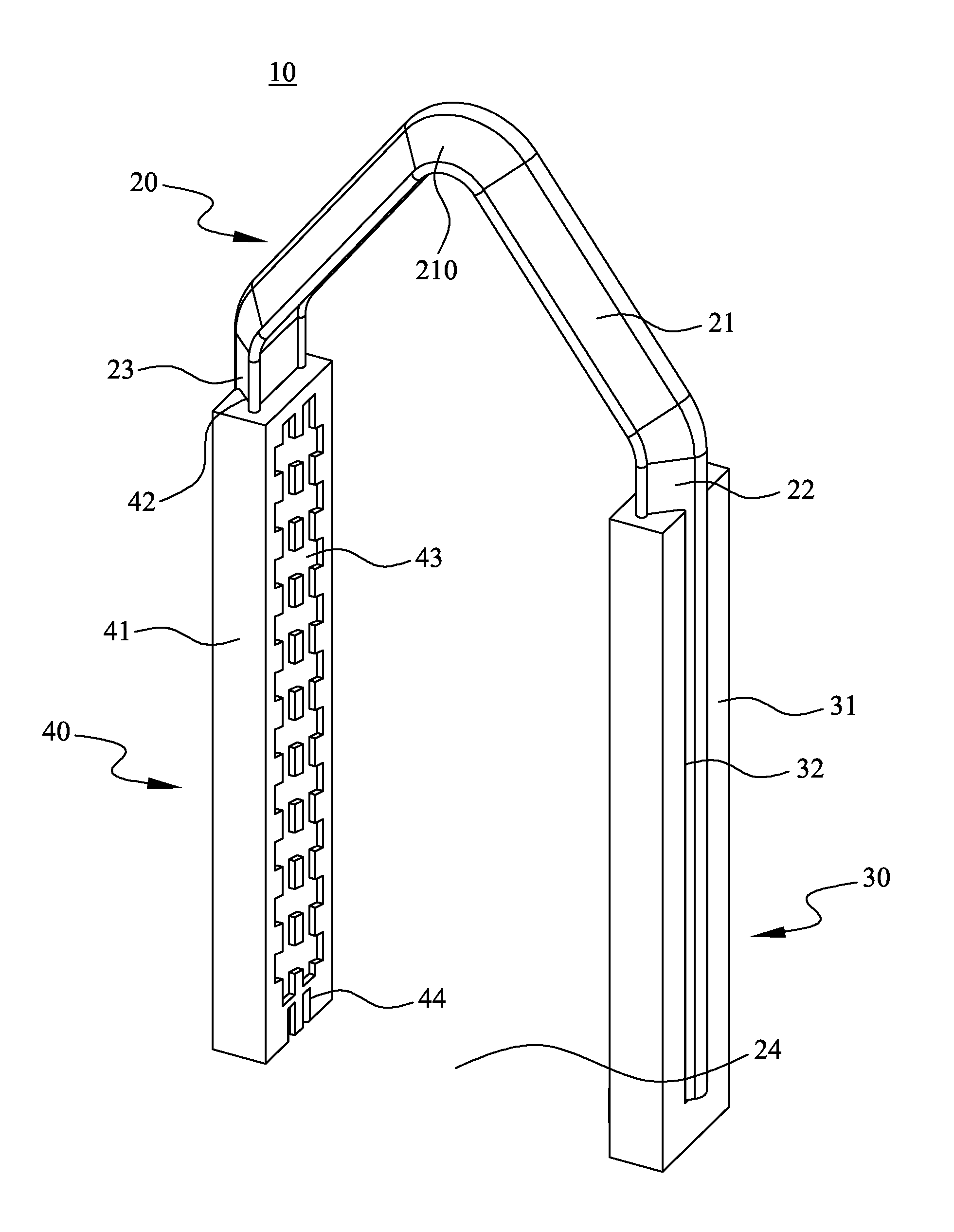 Vascular clamp structure