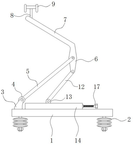 Pantograph device for bullet train electrical system