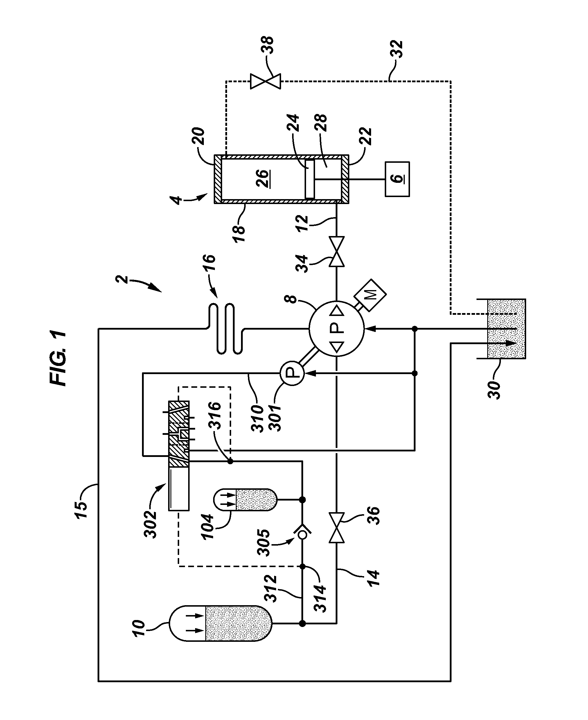 Back pressured hydraulic pump for sucker rod