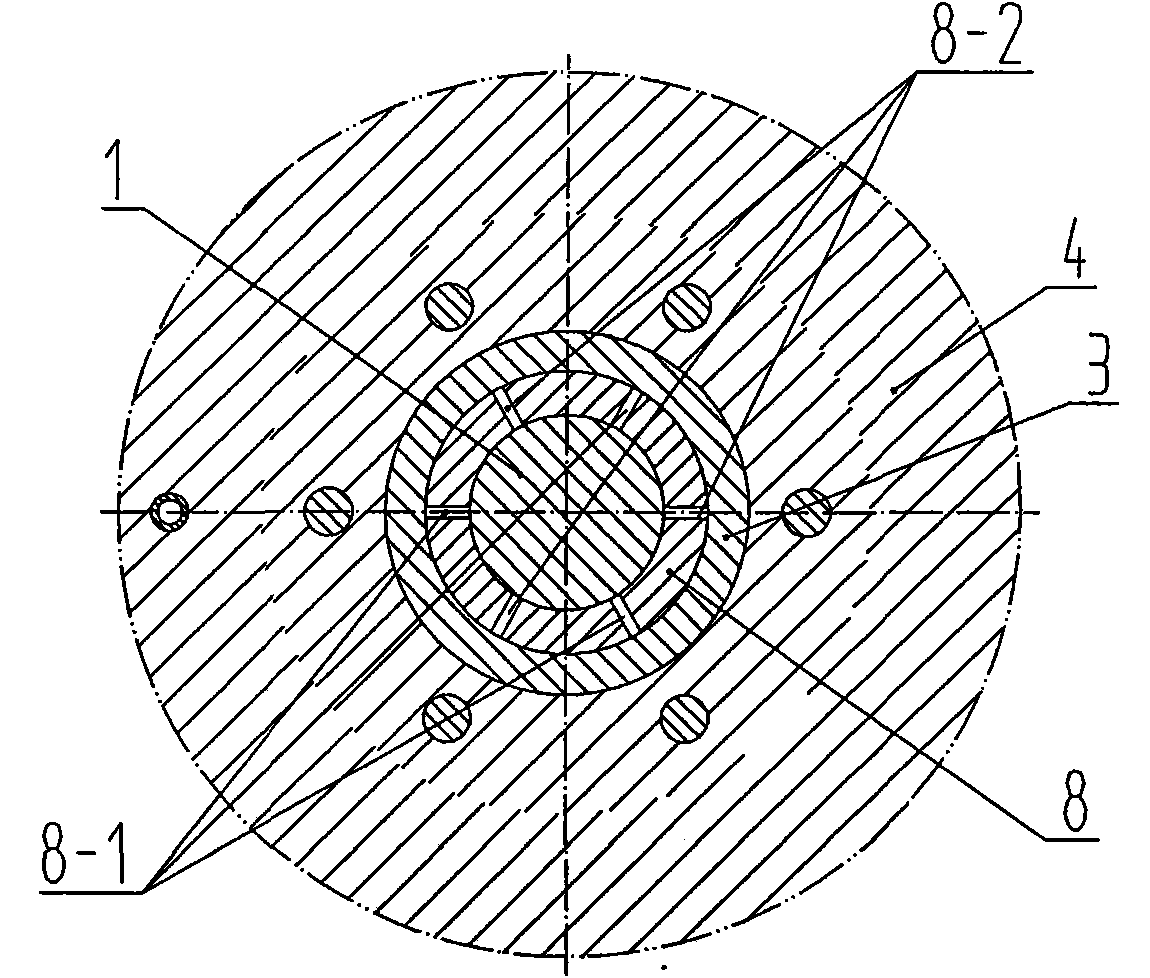 Guide column guiding mechanism capable of adjusting taper
