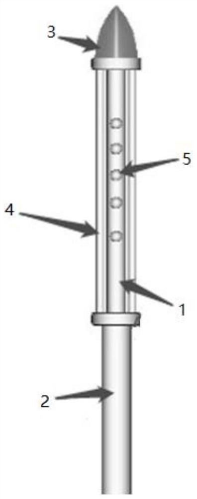 Biopsy needle and system