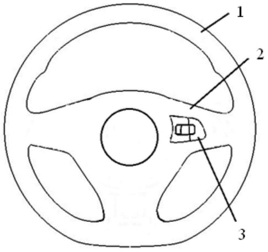 Steering wheel with horn press-sounding mechanism