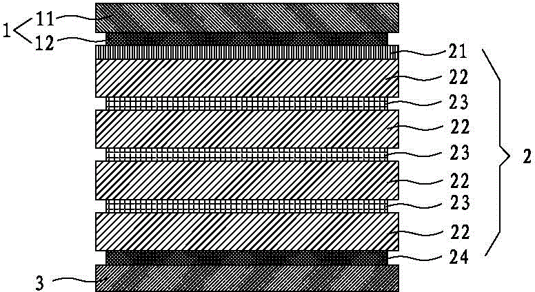 Vibration-absorption protection film and preparation method thereof