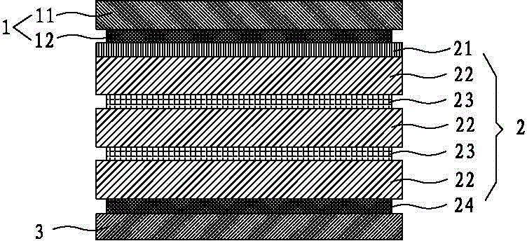 Vibration-absorption protection film and preparation method thereof