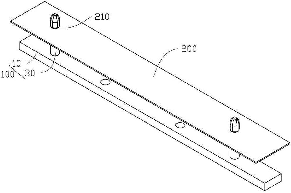 Clamp and anode hanger with application of clamps