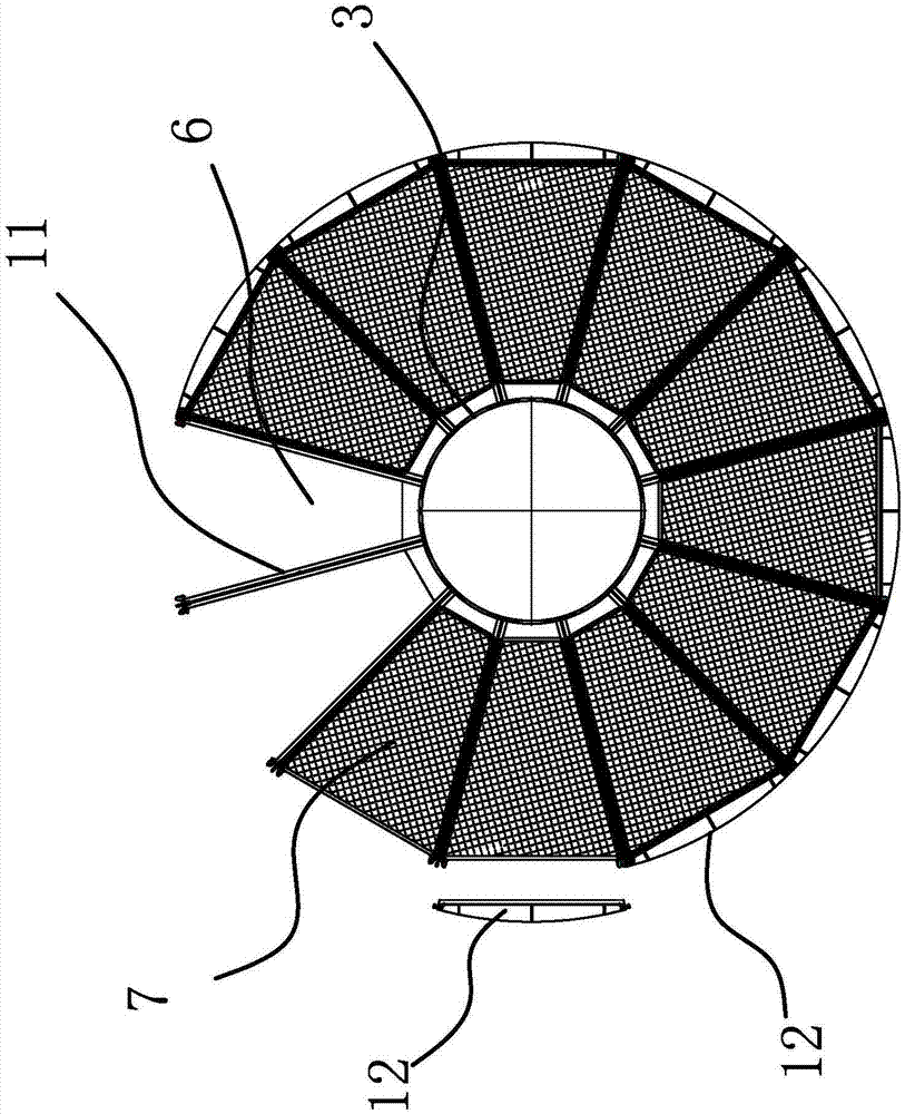 Rotary disc type filter