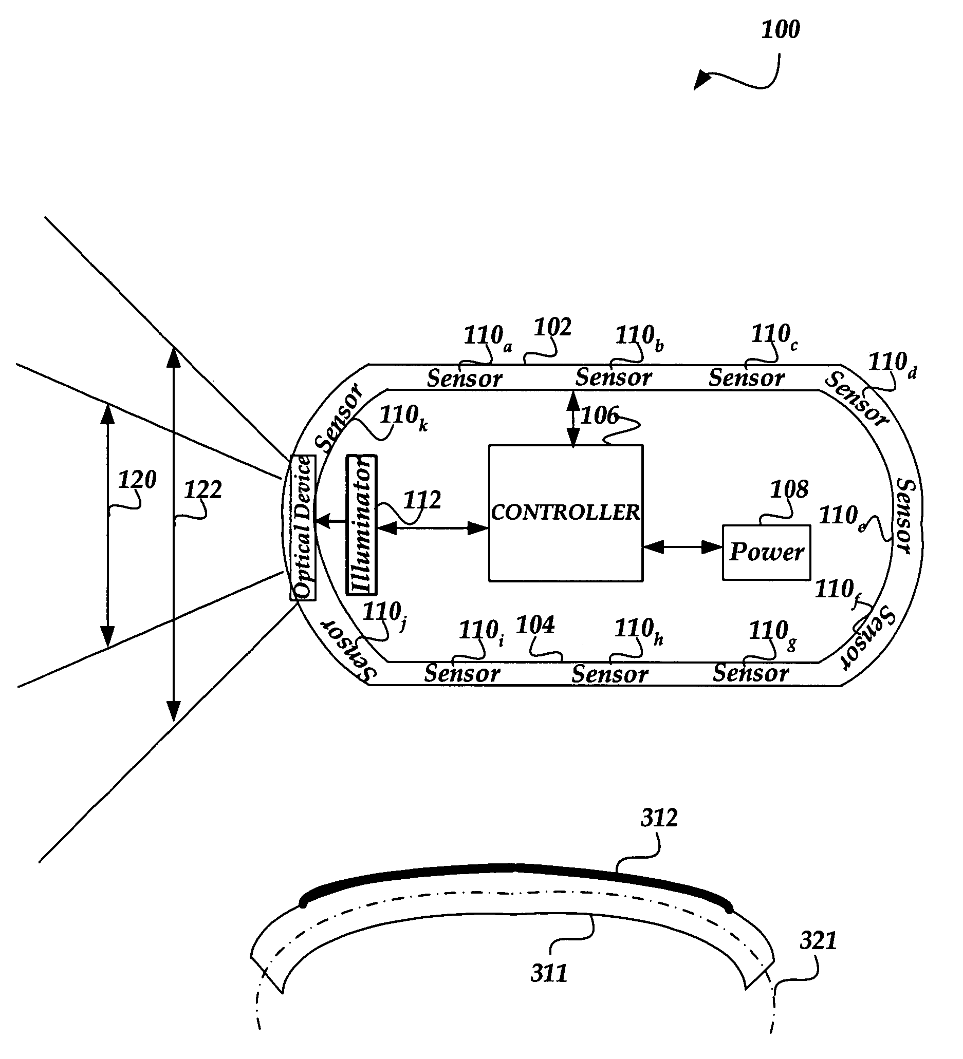 Method and system for dynamically adjusting field of view in a capsule endoscope