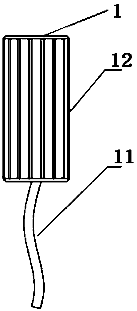 Cable temperature and humidity monitoring sensing device and monitoring system thereof